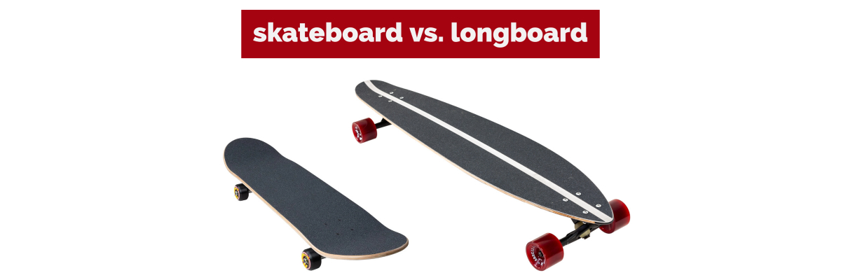 The differences between longboards and skateboards  - Longboards vs. Skateboards 