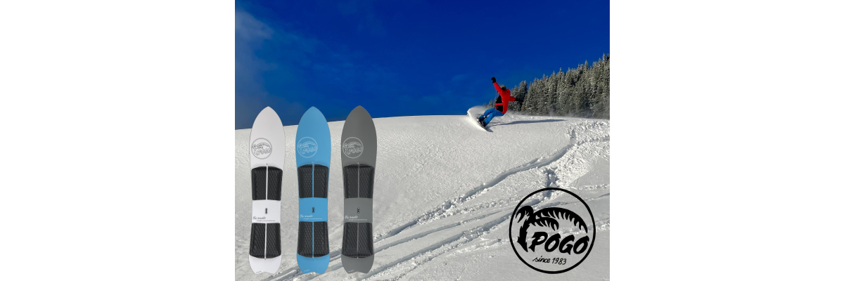 POGO Asueto Powdersurf, Snowsurf device - POGO Asueto Snowsurfing! A lot of fun for the whole family...