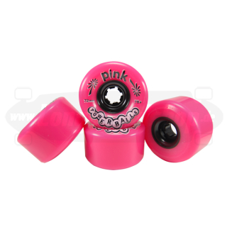 ABEC11 Pink Powerballs /72mm / 78a/ Pink/ Set of 4