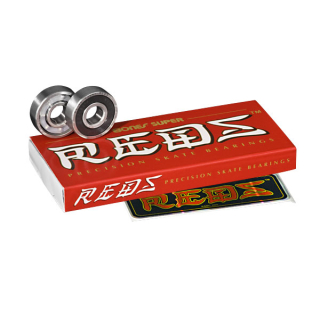 BONES Bearings - SUPER REDS - 8mm Set of 8