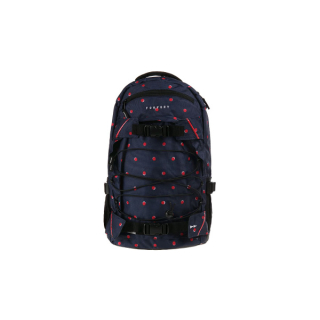 FORVERT Study Louis Backpack 22L (navy-double-dots)