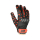 BAMBAM Longboard Leather Gloves - Classic Black/Red