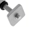 Stainless Steel Hand Adjustable Fin Bolt + Plate - US fin...
