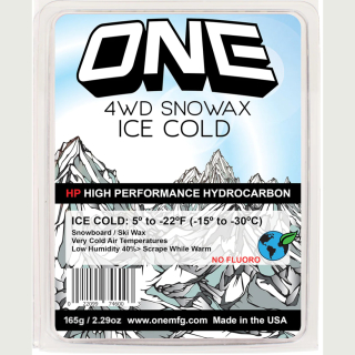 ONEBALL 4WD 165G ICE COLD SNOWBOARD / SKI WAX